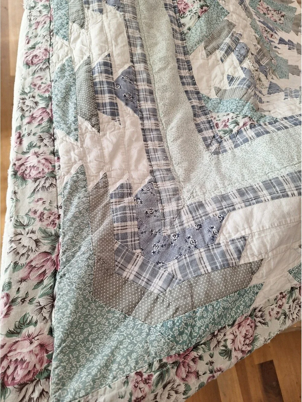 Vintage quilt, farmhouse, cottage, 77